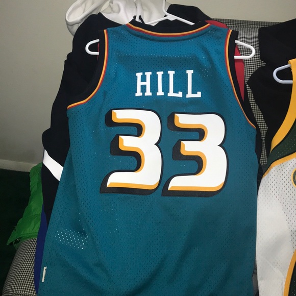 Grant Hill Pistons Hardwood Classic Jersey - Picture 2 of 6